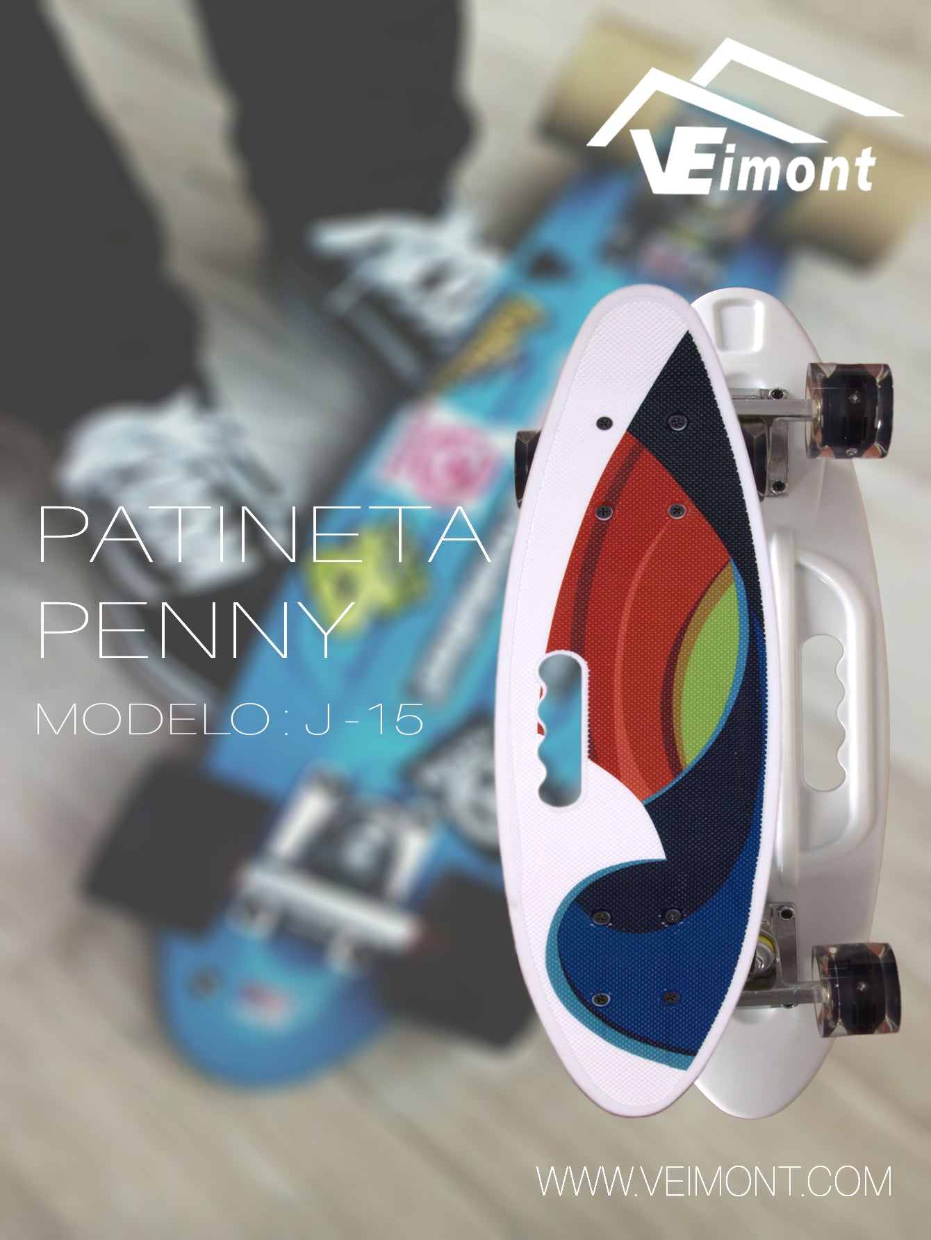 PATINETA PENNY CON DISEÑO JUVENIL J -15