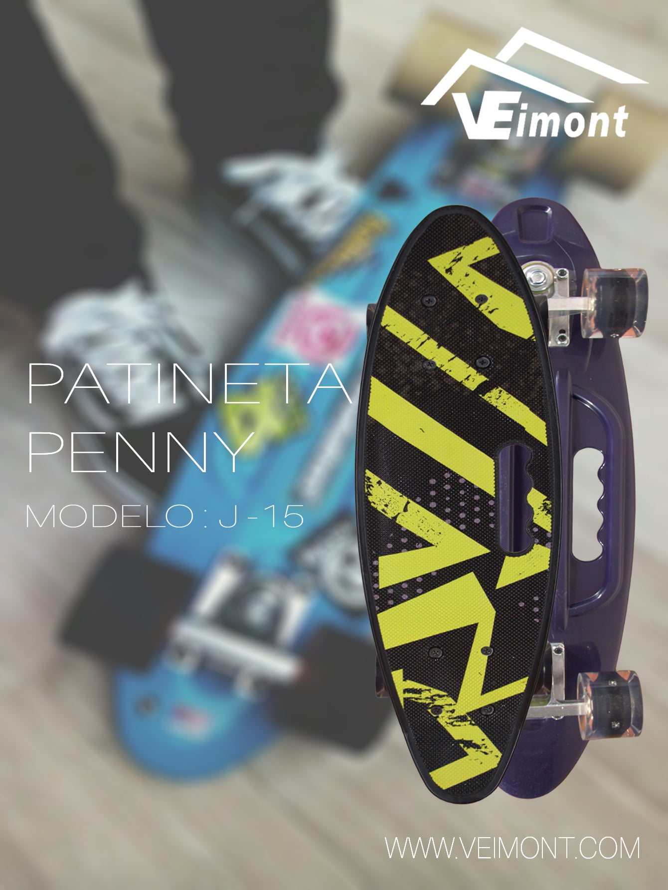 PATINETA PENNY CON DISEÑO JUVENIL J -15