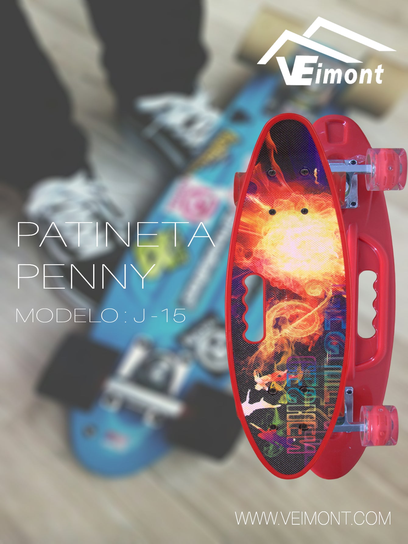 PATINETA PENNY CON DISEÑO JUVENIL J -15