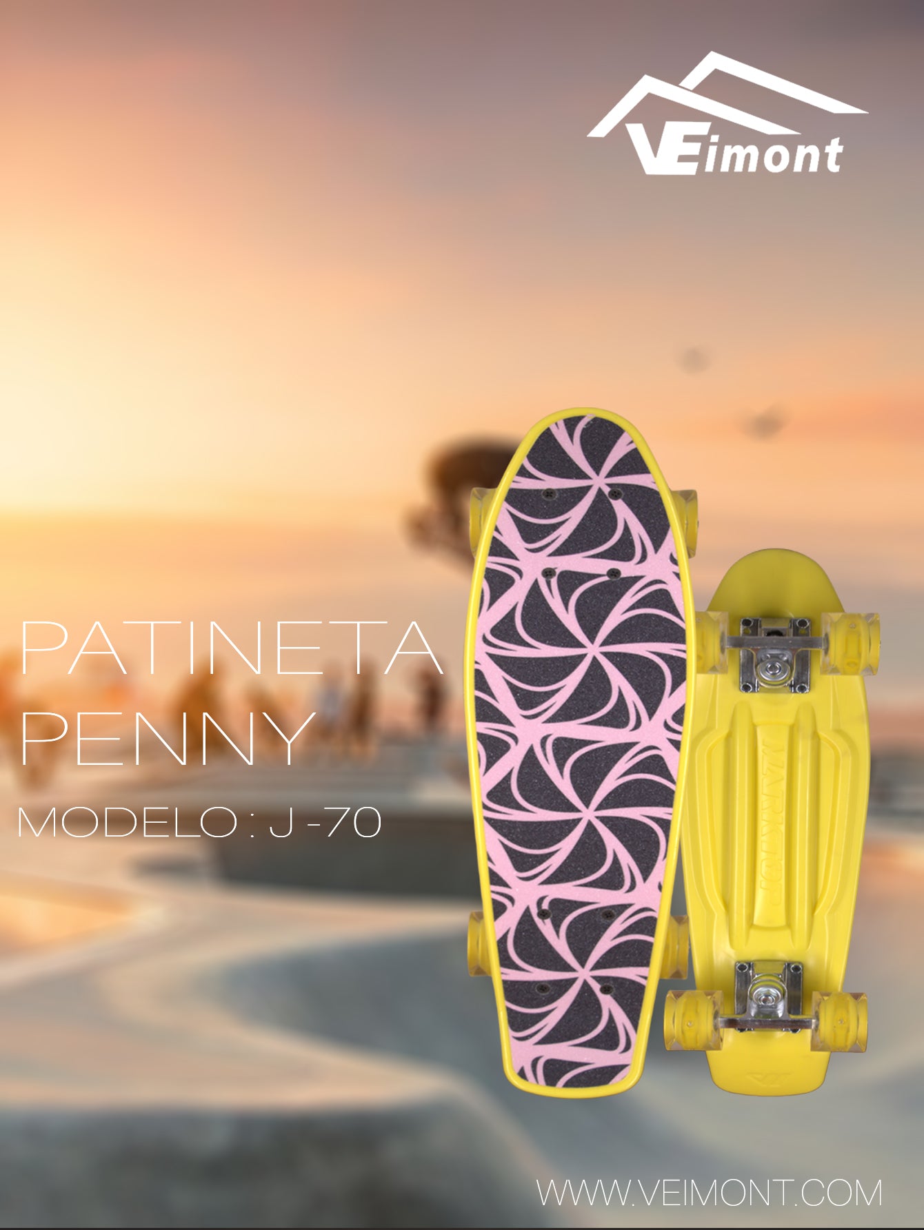 PATINETA PENNY CON DISEÑO JUVENIL  J-70