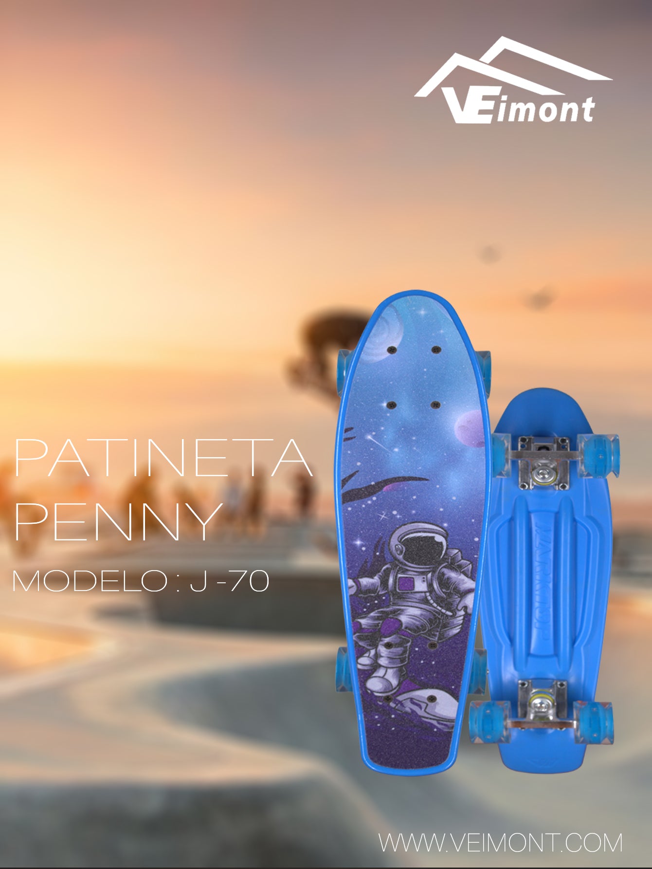 PATINETA PENNY CON DISEÑO JUVENIL  J-70