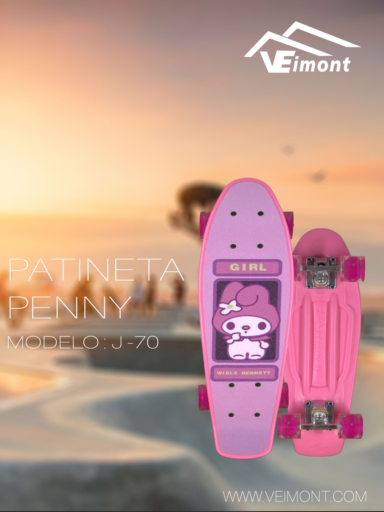 PATINETA PENNY CON DISEÑO JUVENIL  J-70