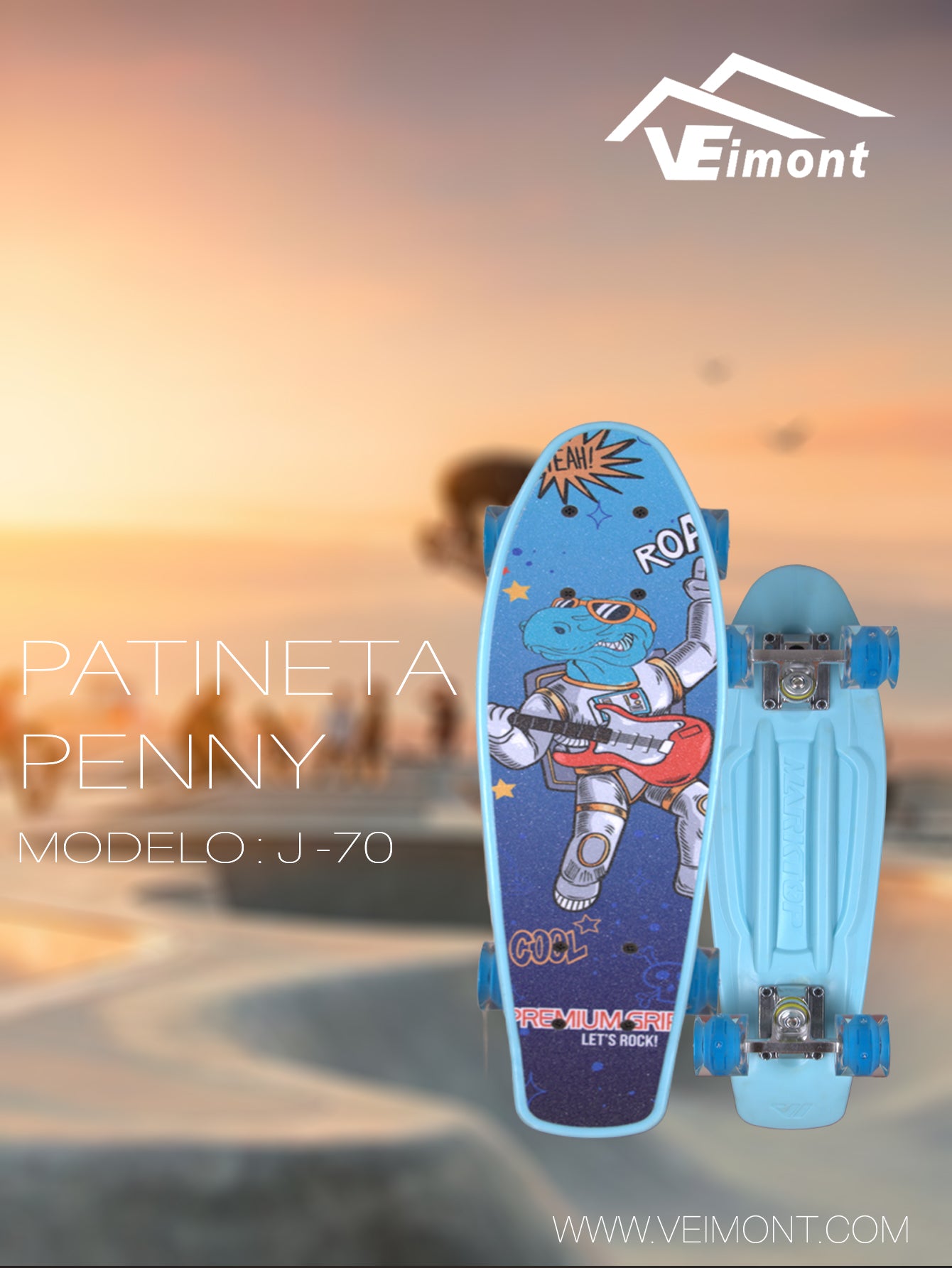 PATINETA PENNY CON DISEÑO JUVENIL  J-70