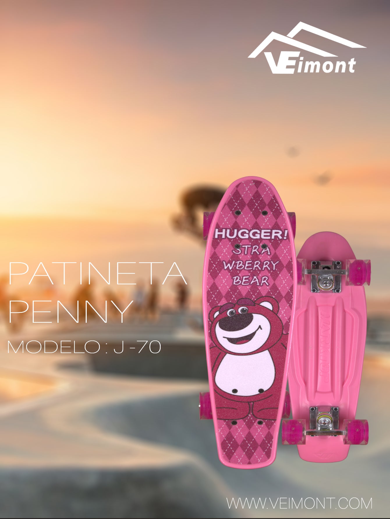 PATINETA PENNY CON DISEÑO JUVENIL  J-70