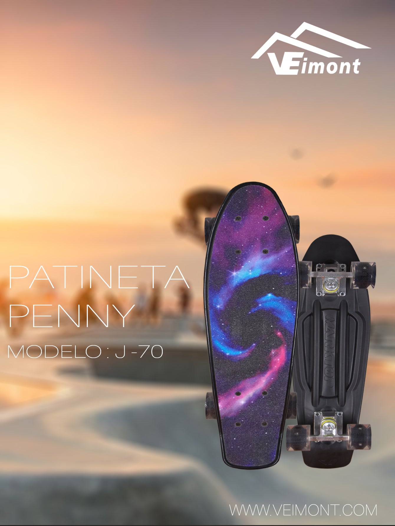 PATINETA PENNY CON DISEÑO JUVENIL  J-70