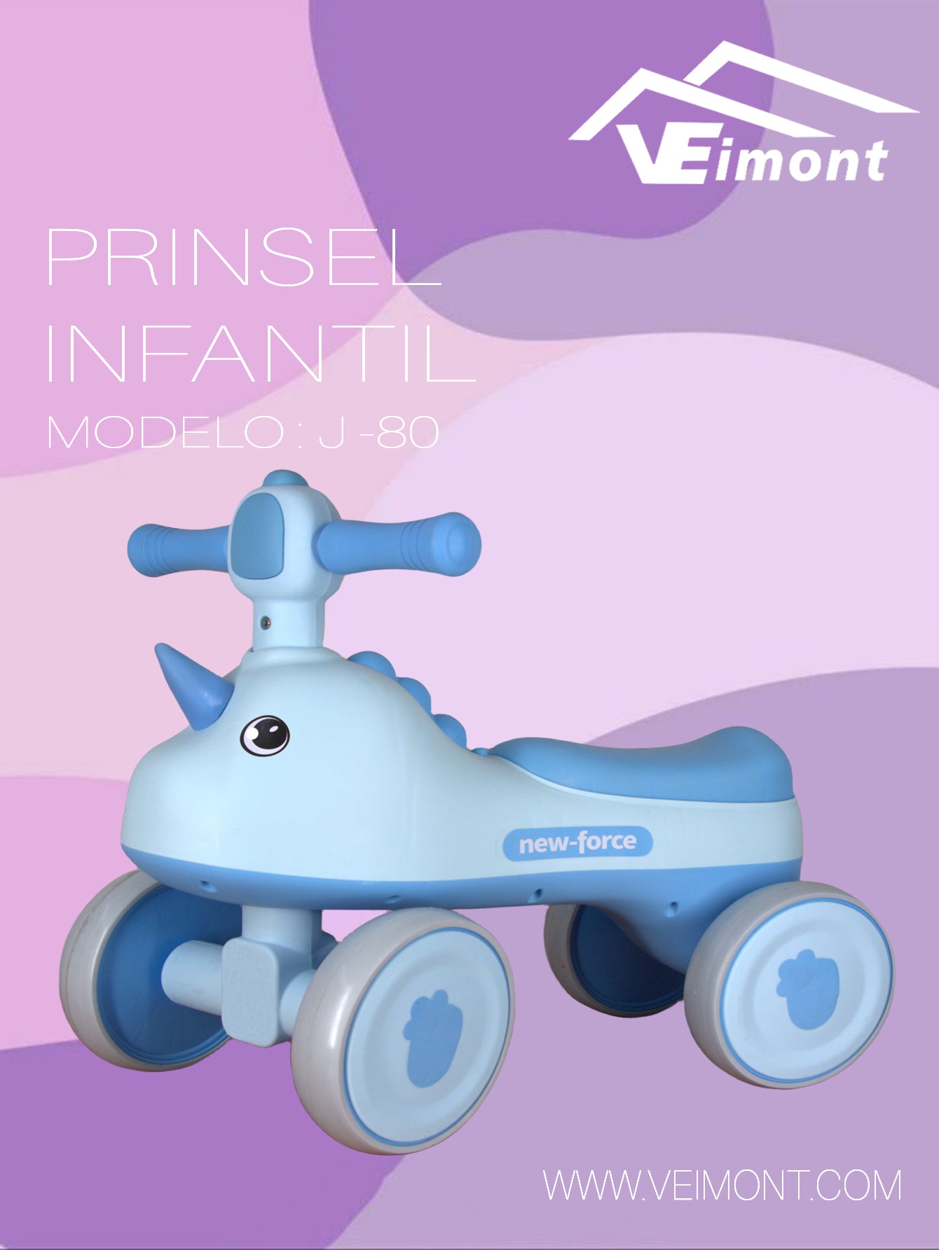 PRINSEL INFANTIL CON DISEÑO DE RONOSERONTE J -80