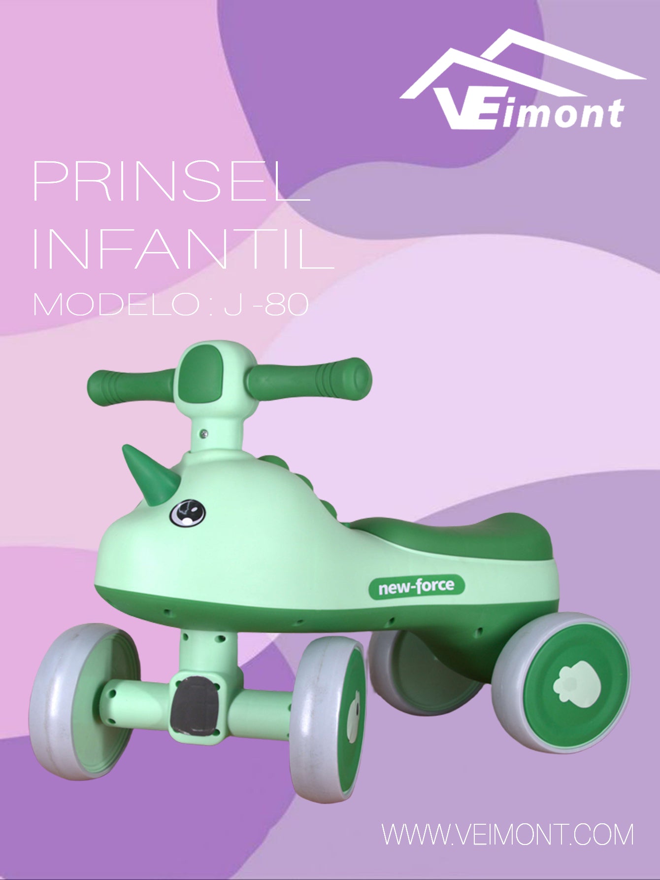 PRINSEL INFANTIL CON DISEÑO DE RONOSERONTE J -80