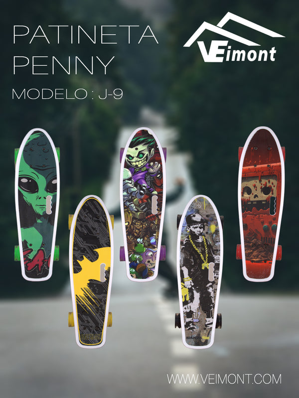 PATINETA PENNY CON DISEÑO JUVENIL J-9