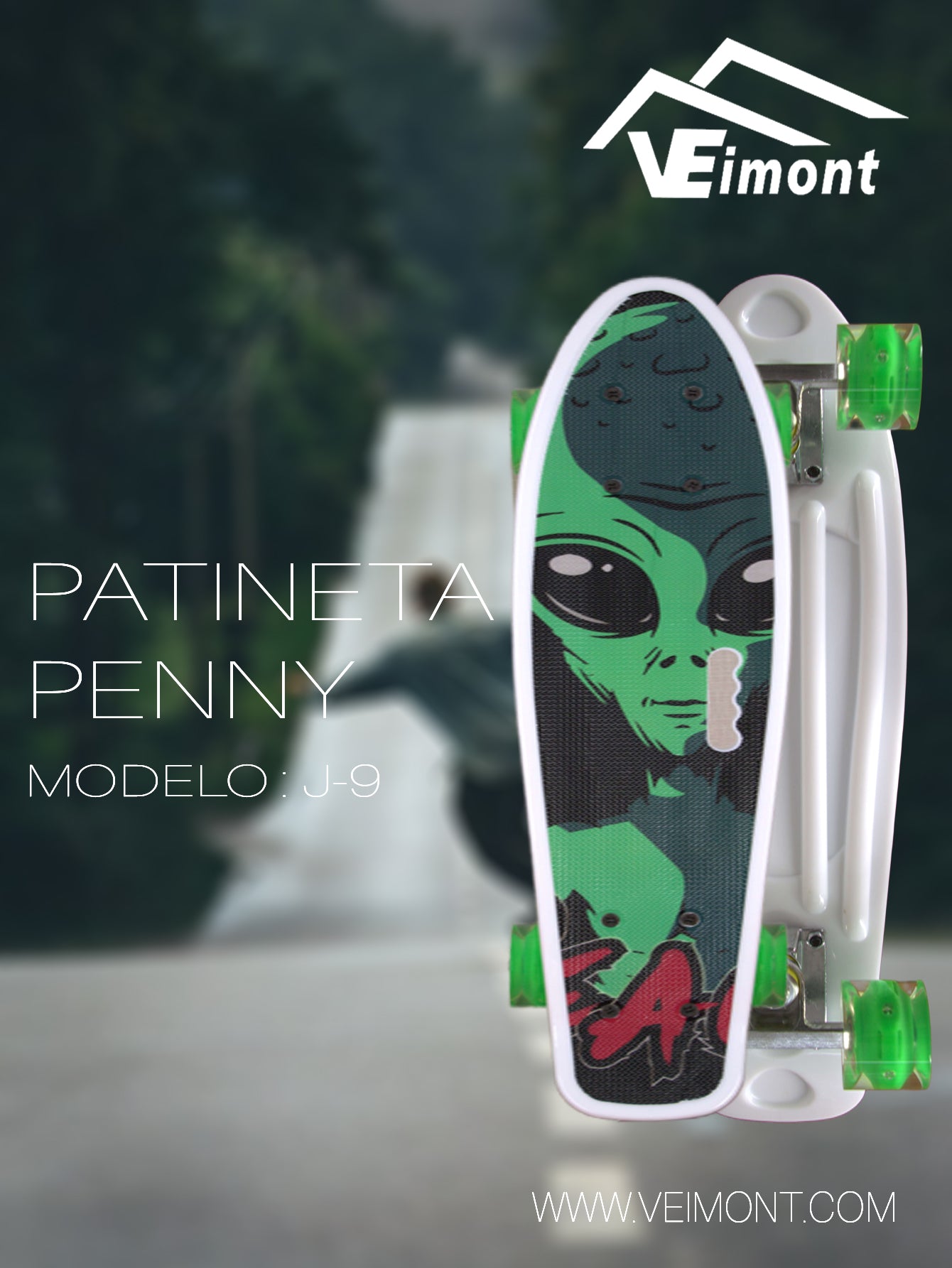 PATINETA PENNY CON DISEÑO JUVENIL J-9