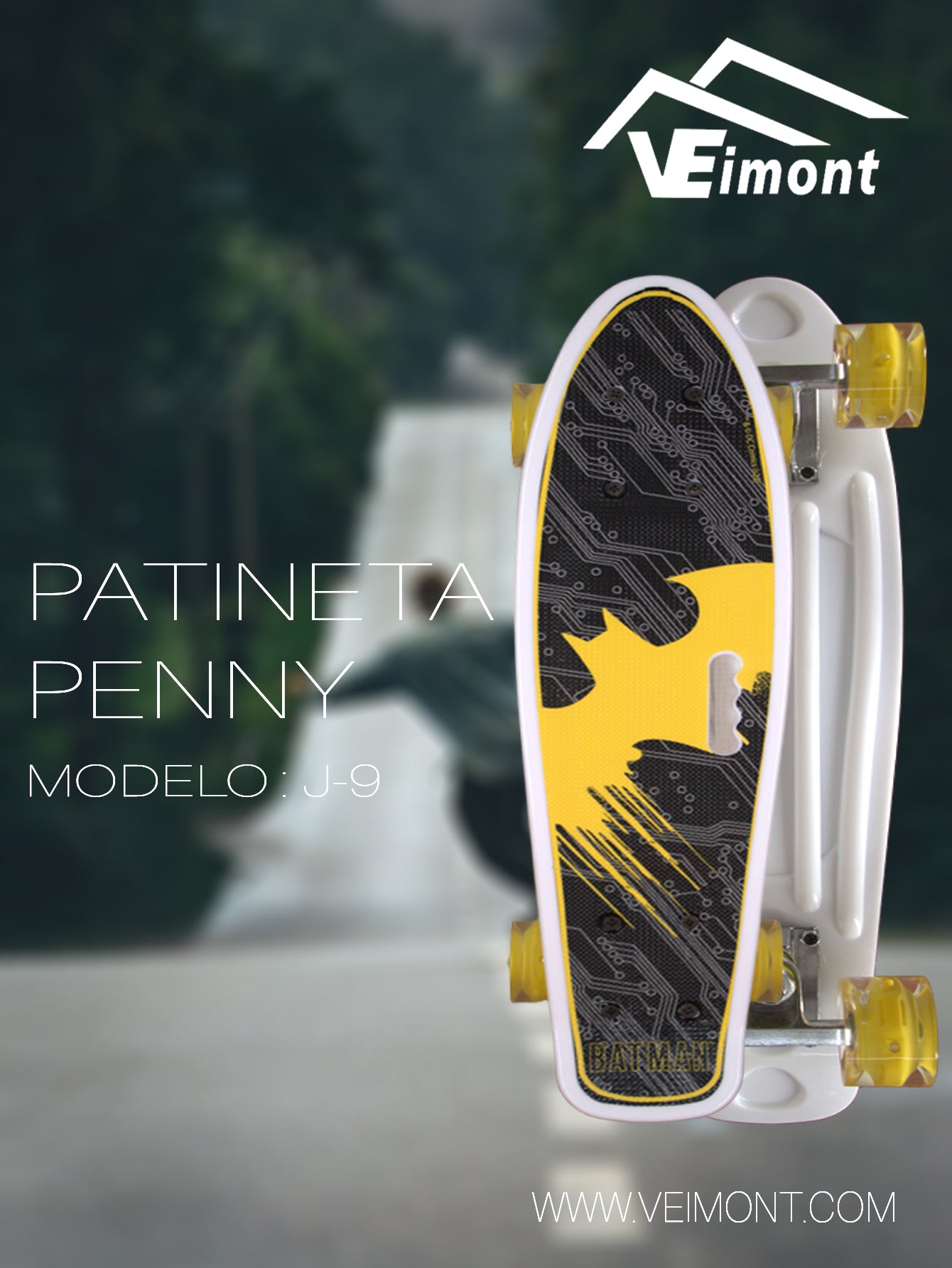 PATINETA PENNY CON DISEÑO JUVENIL J-9