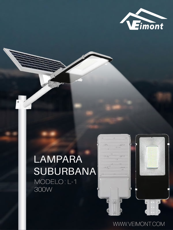 LAMPARA SOLAR DE 300W L1