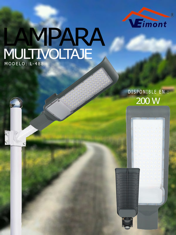 LAMPARA SUBURBANA MULTIVOLTAJE DE 200W L488