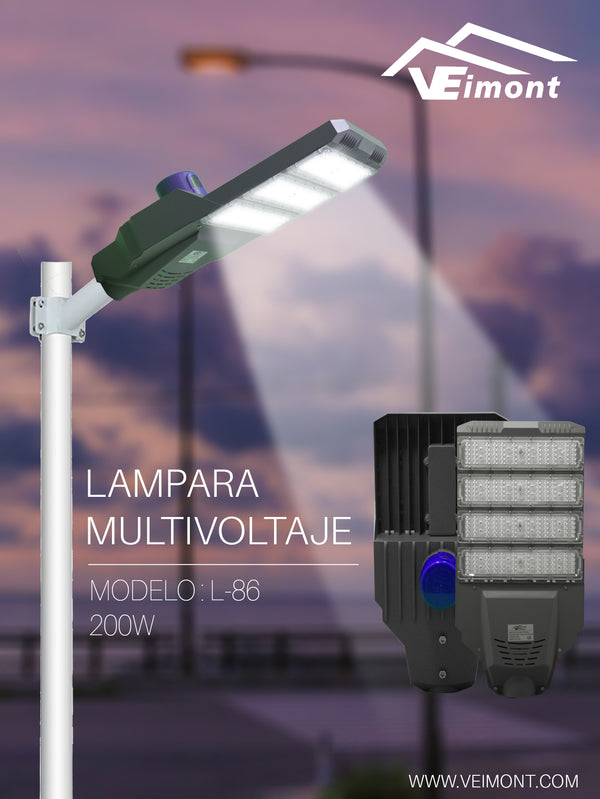 LAMPARA SUBURBANA MULTIVOLTAJE DE 200W L86