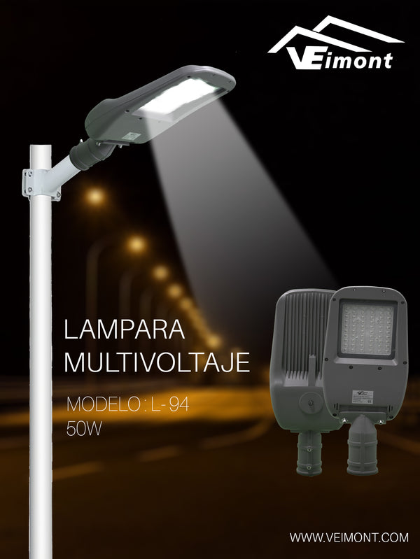 LAMPARA SUBURBANA MULTIVOLTAJE DE 50W L94