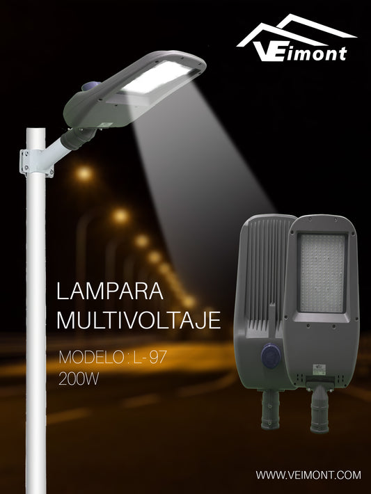 LAMPARA SUBURBANA MULTIVOLTAJE DE 200W L97